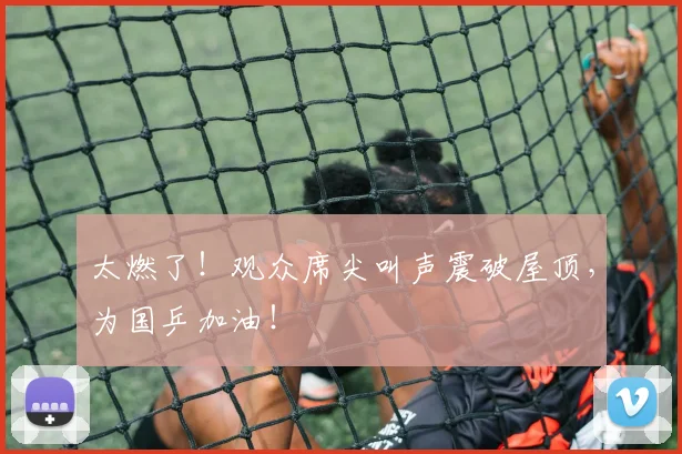 太燃了！观众席尖叫声震破屋顶，为国乒加油！